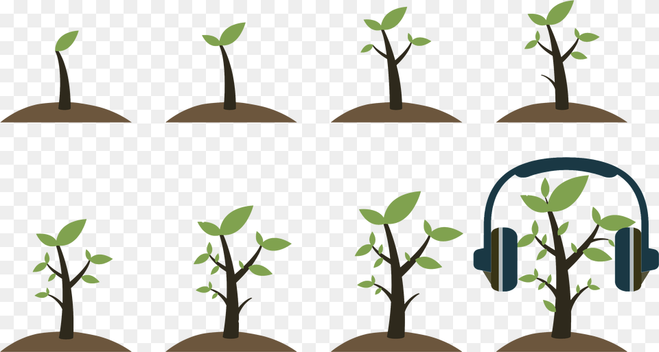 2018 Noon Grow Up Tree Icon, Plant, Potted Plant, Sprout Png Image