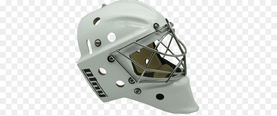2018 Otny Cc Pro Goalie Mask Goaltender Mask, Helmet, American Football, Football, Person Free Transparent Png