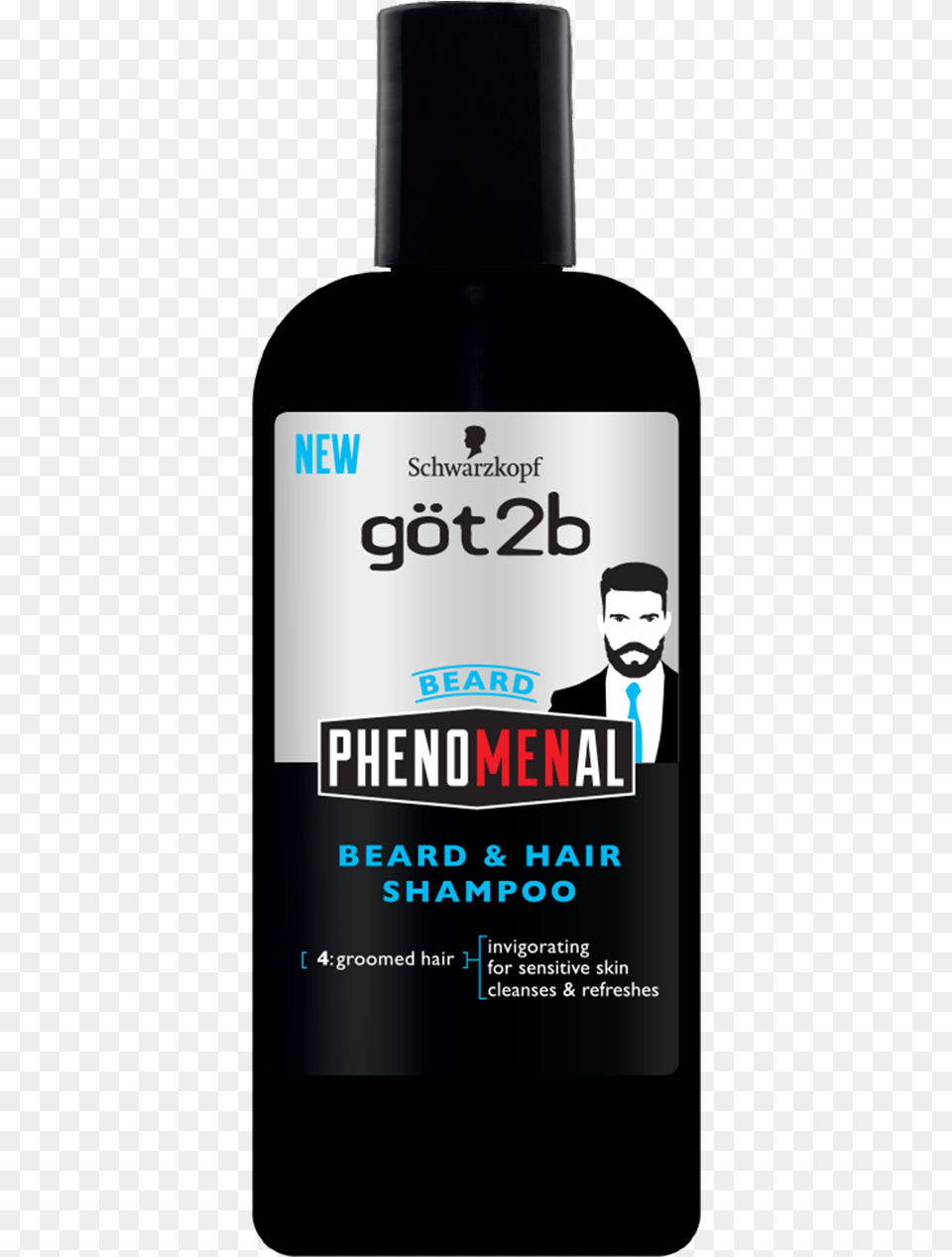2018 Product 970x1400phenomenal Beard Hair Shampoo Cosmetics, Bottle, Adult, Male, Man Free Transparent Png