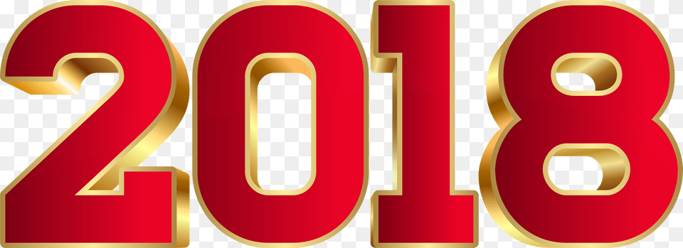 2018 Red Transparent Clip Artu200b Gallery Yopriceville Numero 2018, Number, Symbol, Text Free Png Download