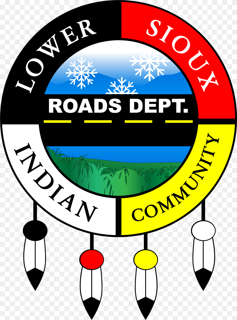 2018 Roads Logo Lower Sioux Community Circle, Symbol, Badge Png Image