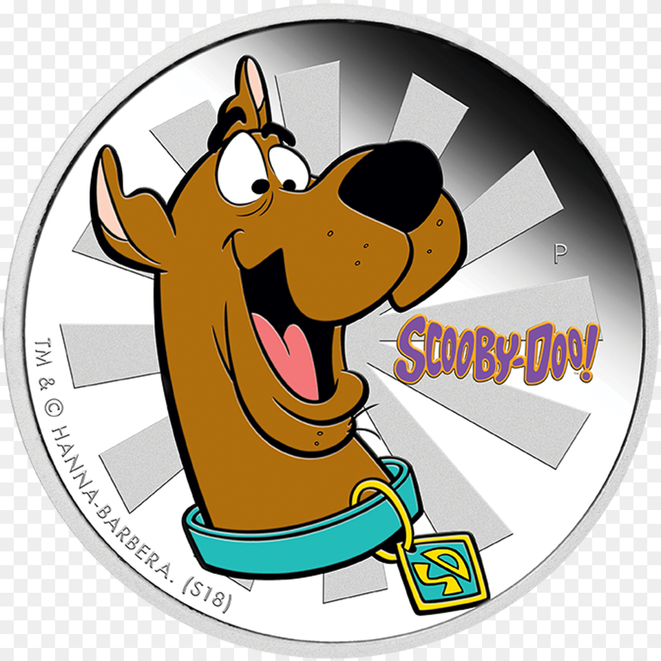 2018 Scooby Doo 1oz Silver Proof Coin Scooby Doo Coin, Baby, Person Png Image