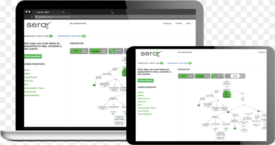 2018 Sero Learning Assessments Inc Utility Software, Chart, Flow Chart Png Image