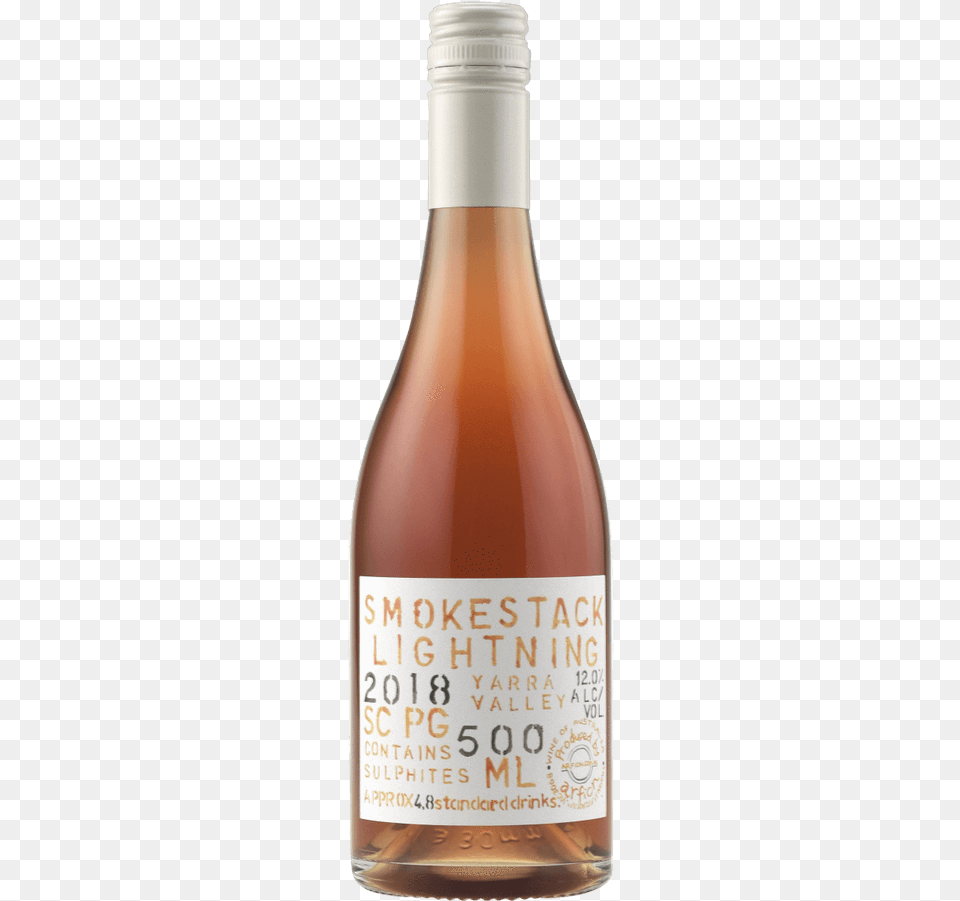 2018 Smokestack Lightning Pinot Gris 500ml Glass Bottle, Alcohol, Beverage, Sake, Food Png Image