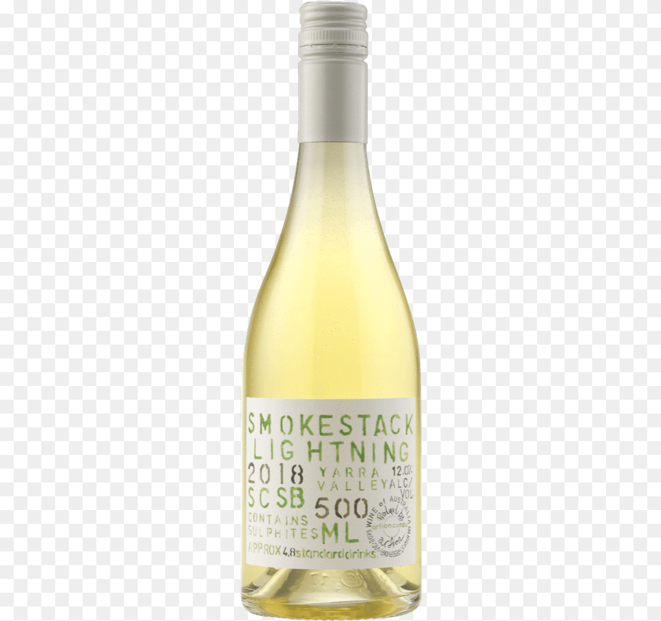 2018 Smokestack Lightning Sauvignon Blanc 500ml Glass Bottle, Alcohol, Beverage, Sake, Beer Png Image