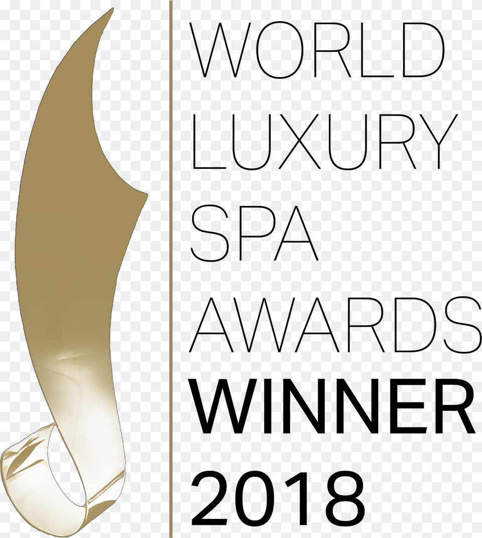 2018 Spa Awards Winner Logo World Luxury Spa Awards Logo, Sword, Weapon, Accessories, Belt Free Png