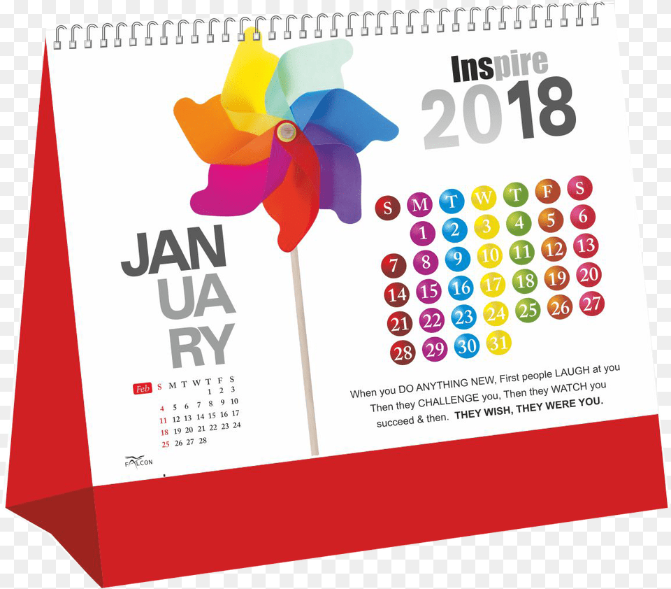 2018 Table Calendars Table Calendar 2018, Advertisement, Poster, Text Free Transparent Png