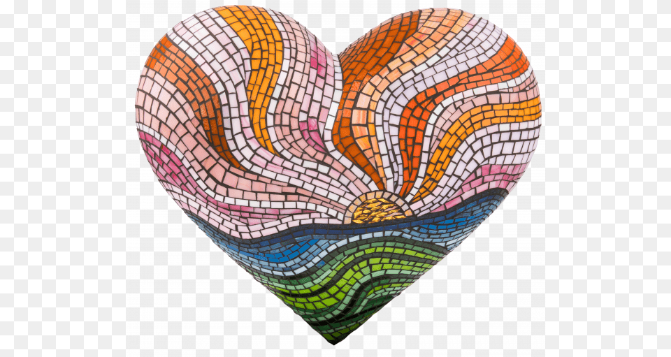 2018 Table Top Heart By Jane Russell Quotheart And Heart, Art, Mosaic, Tile Png Image