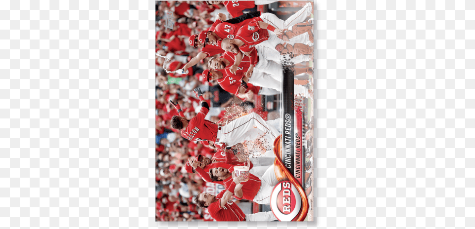 2018 Topps Baseball Series 2 Cincinnati Reds Base Poster Cincinnati Reds, Person, People, Baseball Cap, Cap Free Transparent Png