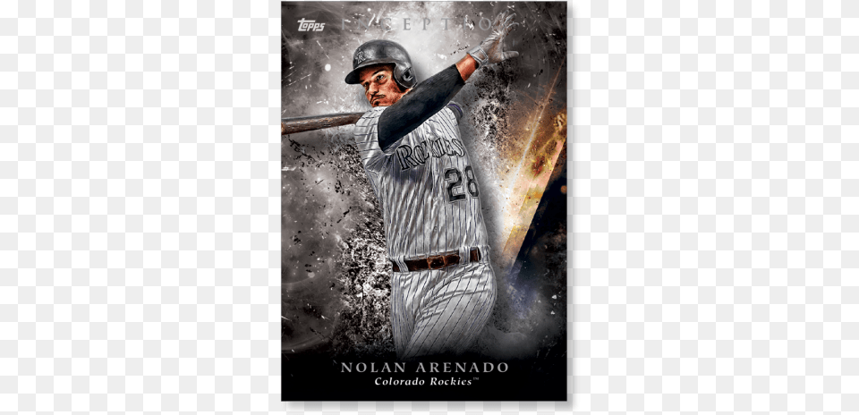 2018 Topps Inception Baseball Nolan Arenado Base Poster Baseball Player, Team Sport, Team, Athlete, Ballplayer Png