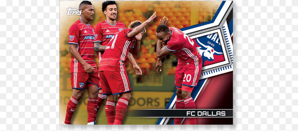 2018 Topps Mls Fc Dallas Gold Ed Fc Dallas, Shirt, Clothing, Person, People Free Transparent Png