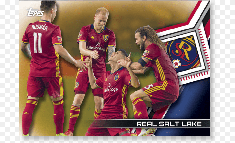 2018 Topps Mls Real Salt Lake Real Salt Lake, Shirt, Clothing, Person, People Png Image