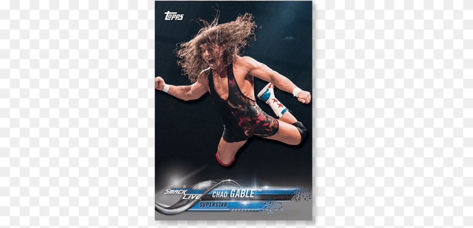 2018 Topps Wwe Chad Gable Base Poster Poster, Advertisement, Body Part, Finger, Hand Free Png Download
