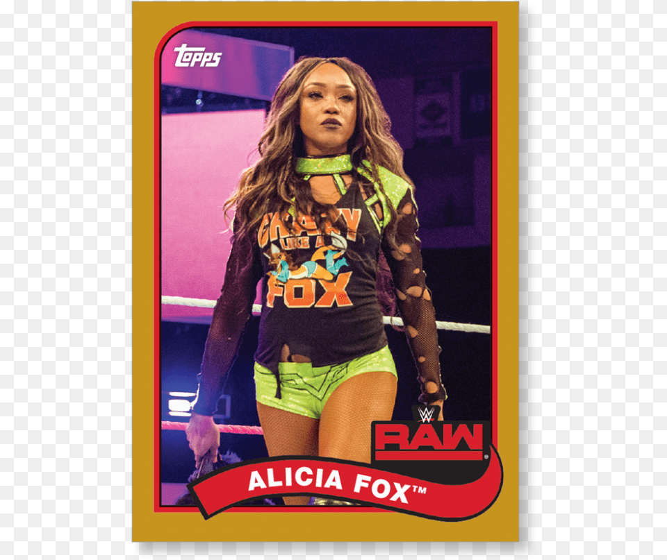 2018 Topps Wwe Heritage Alicia Fox Wwe, Child, Clothing, Shorts, Person Free Transparent Png
