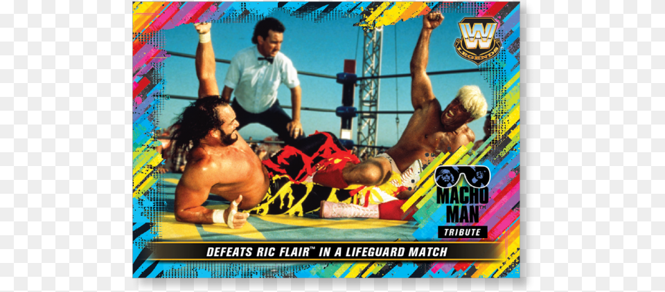 2018 Topps Wwe Heritage Defeats Ric Flair In A Lifeguard Aadi Lagna Patrika, Adult, Male, Man, Person Free Png