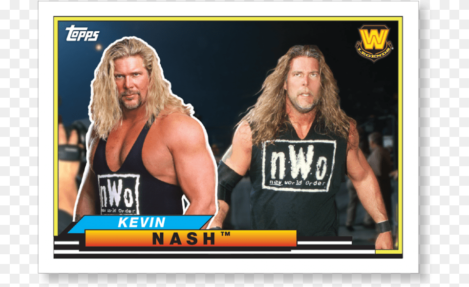 2018 Topps Wwe Heritage Kevin Nash, Adult, Male, Man, Person Free Png Download