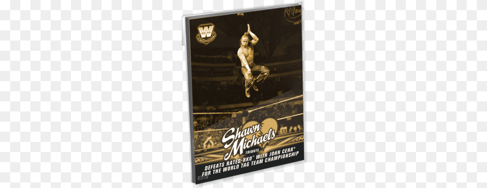2018 Topps Wwe Heritage Oversized Complete Shawn Michaels, Person, Advertisement, Baseball, Baseball Glove Free Png