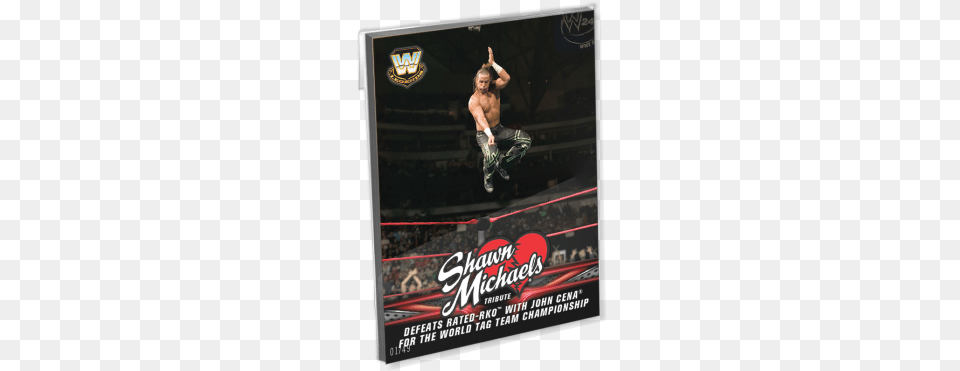 2018 Topps Wwe Heritage Oversized Complete Shawn Michaels Flyer, Advertisement, Poster, Adult, Male Png Image