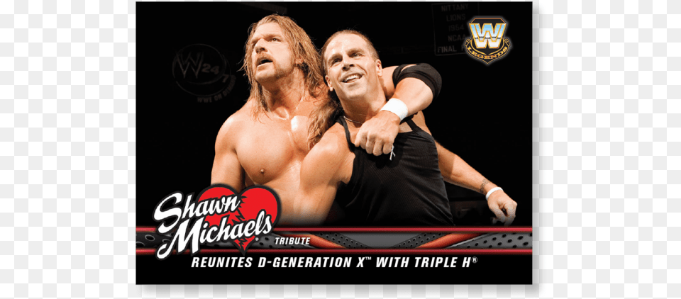 2018 Topps Wwe Heritage Reunites D Generation X With Magento, Adult, Body Part, Person, Finger Free Png Download