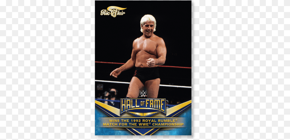 2018 Topps Wwe Heritage Ric Flair Wins The 1992 Royal Ric Flair, Person, Body Part, Finger, Hand Free Png