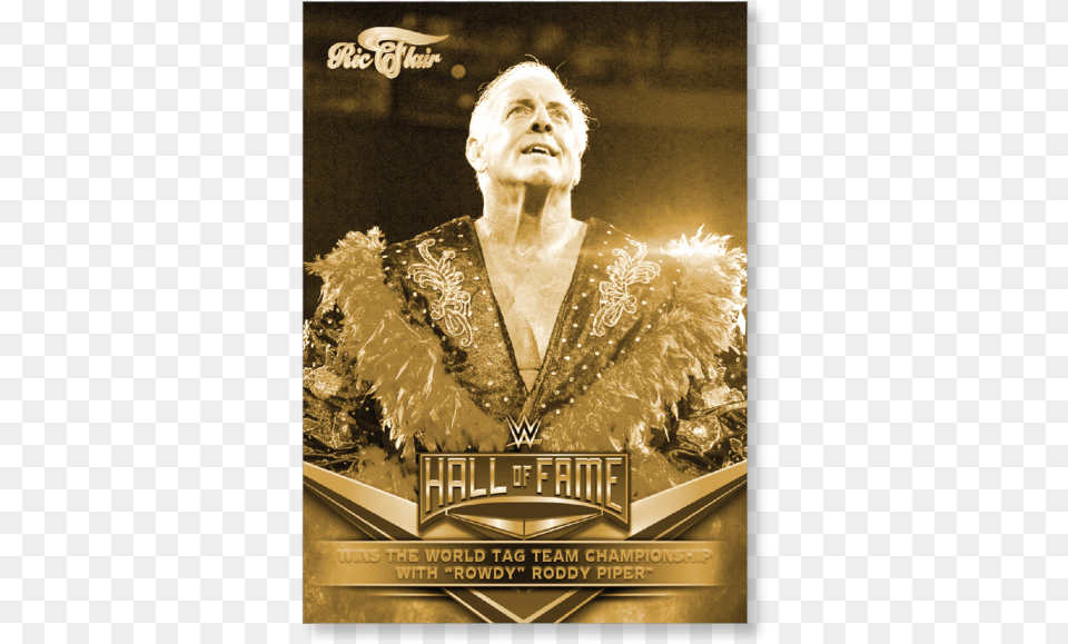 2018 Topps Wwe Heritage Ric Flair Wins The World Tag Wwe Hall Of Fame, Advertisement, Poster, Adult, Wedding Png