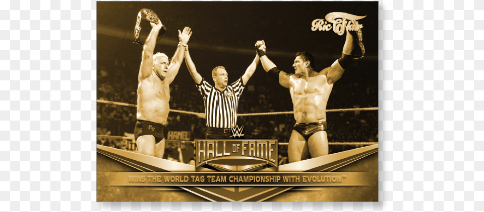 2018 Topps Wwe Heritage Ric Flair Wwe Hall Of Fame, Back, Body Part, Person, Adult Free Png Download