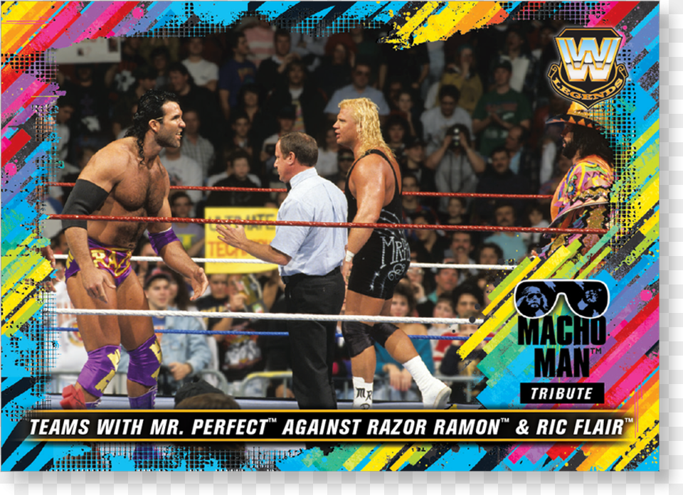 2018 Topps Wwe Heritage Teams With Mr Boxing, Adult, Female, Male, Man Free Png