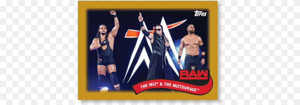 2018 Topps Wwe Heritage The Miz Amp The Miztourage Tag Banner, Adult, Person, Woman, Female Free Png Download