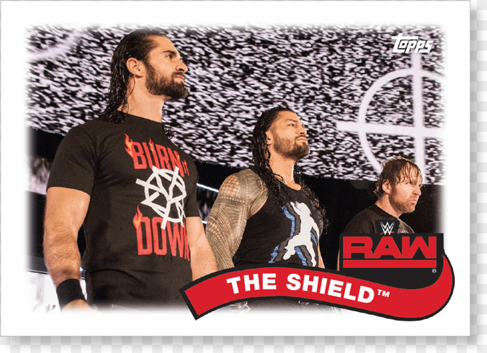 2018 Topps Wwe Heritage The Shield Tag Teams And Stables, Adult, T-shirt, Skin, Person Free Transparent Png