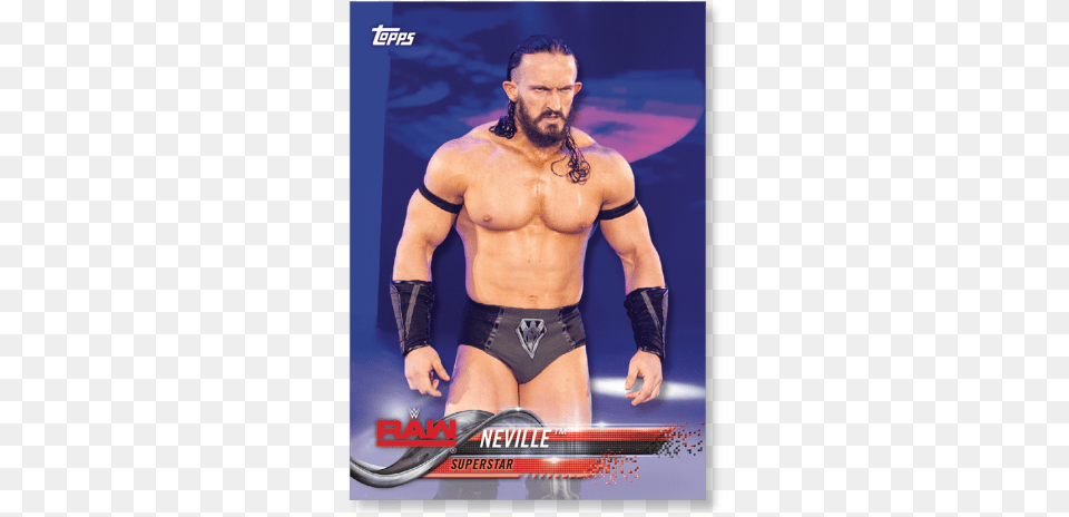 2018 Topps Wwe Neville Base Poster Wrestler, Adult, Male, Man, Person Free Png