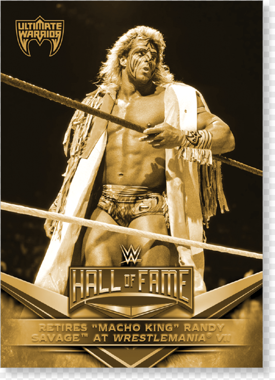 2018 Topps Wwe Ultimate Warrior Hall Of Fame Tribute Ultimate Warrior Wrestling Card, Adult, Bride, Female, Person Free Png