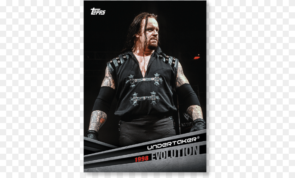 2018 Topps Wwe Undertaker Evolution Poster John Cena Evolution Topps Card, Person, Skin, Tattoo, Concert Free Png