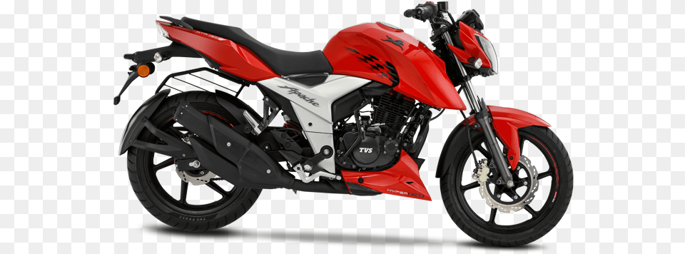 2018 Tvs Apache Rtr 160 Launched Apache Rtr 160, Motorcycle, Transportation, Vehicle, Machine Png