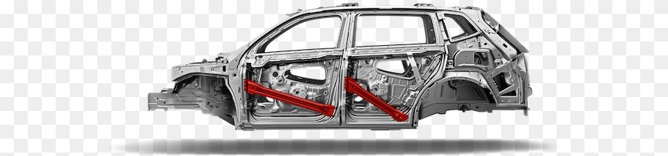 2018 Vw Tiguan Frame Volkswagen Atlas Safety Cage, Car, Vehicle, Transportation, Sedan Png