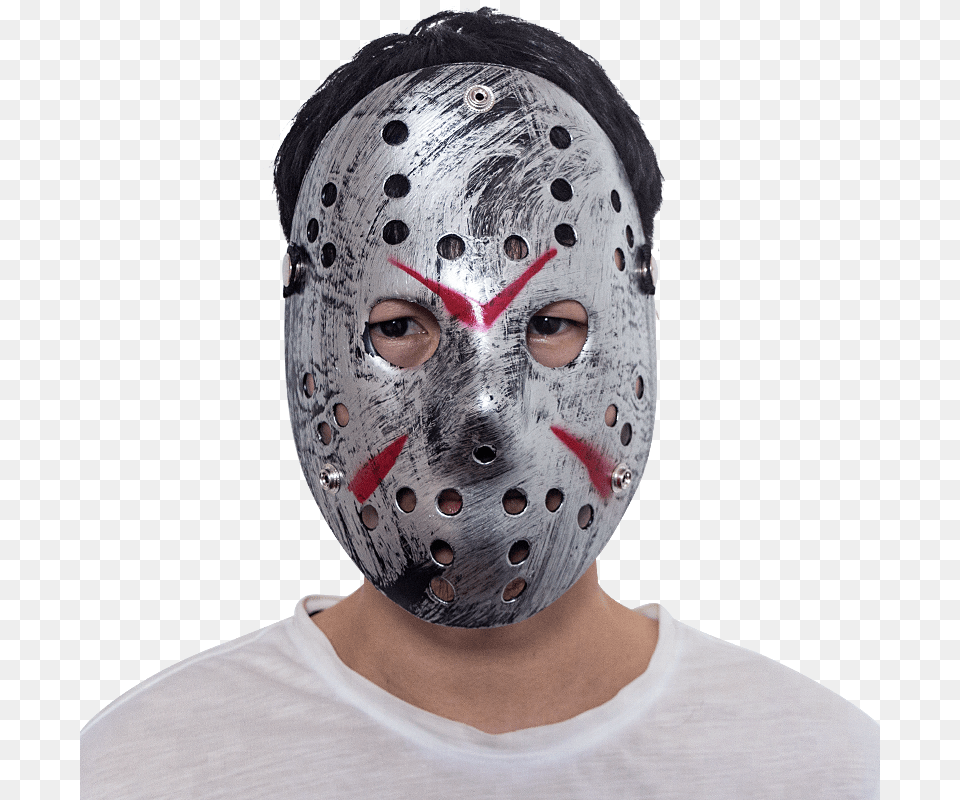 2018 Wholesale Silver New Ltstronggtjasonltstronggt Killer Goaltender Mask, Adult, Female, Person, Woman Png Image