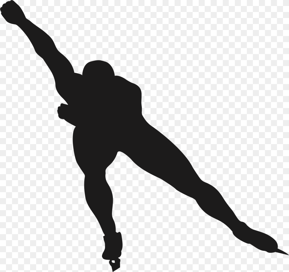 2018 Winter Olympics Ice Skating Figure Skating Speed Speed Skating Silhouette, Dancing, Leisure Activities, Person, Ballerina Free Transparent Png