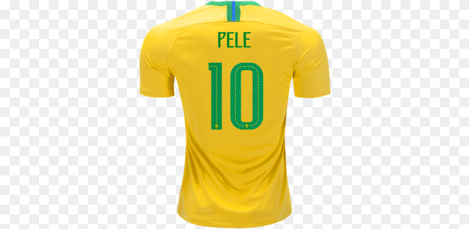 2018 World Cup Brazil Pele Gabriel Jesus Brazil Kit, Clothing, Shirt, T-shirt, Jersey Png