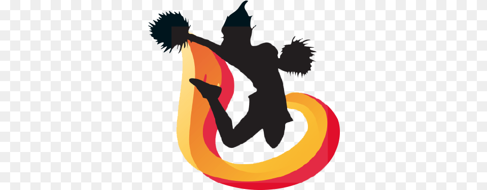 2018 Wuc Cheerleading Cheer Dance Logo Design, Person, Art, Graphics Png Image