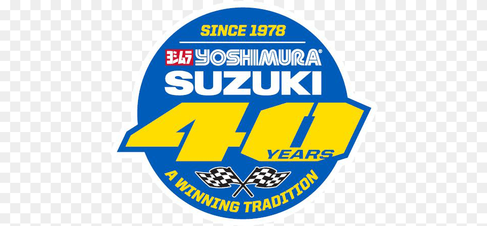 2018 Yoshimura Suzuki Racing Badge Team Suzuki Logo, Sticker, Symbol Png Image