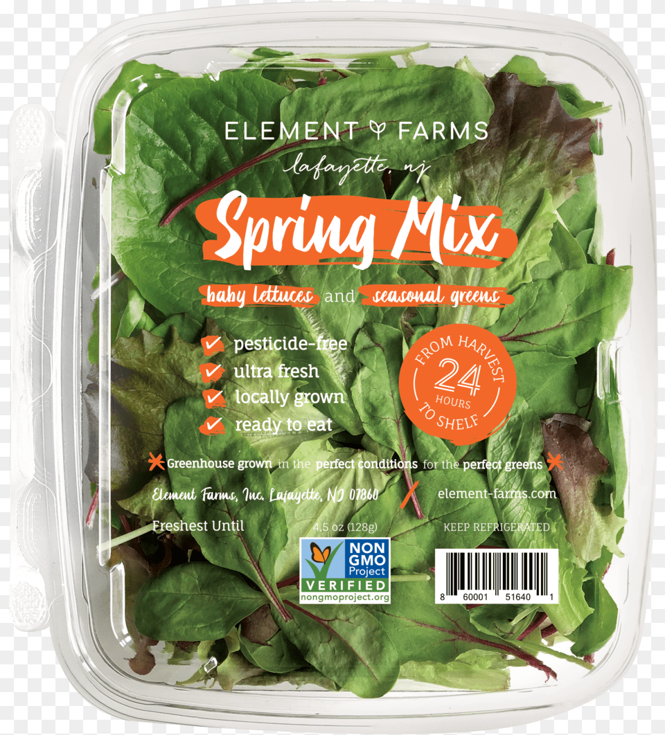 2019 08 15 Products Individual Springmix Spinach, Food, Produce, Leafy Green Vegetable, Plant Free Transparent Png