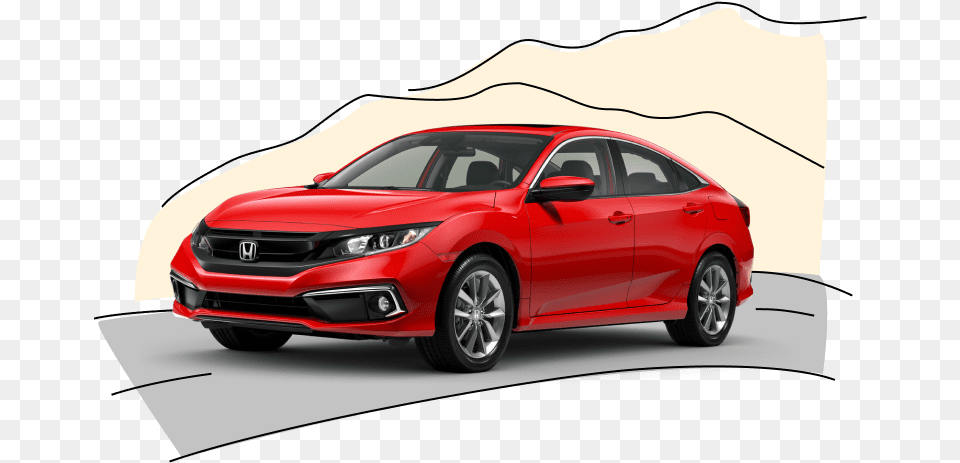 2019 2020 Honda Civic Transparent, Car, Sedan, Transportation, Vehicle Free Png Download