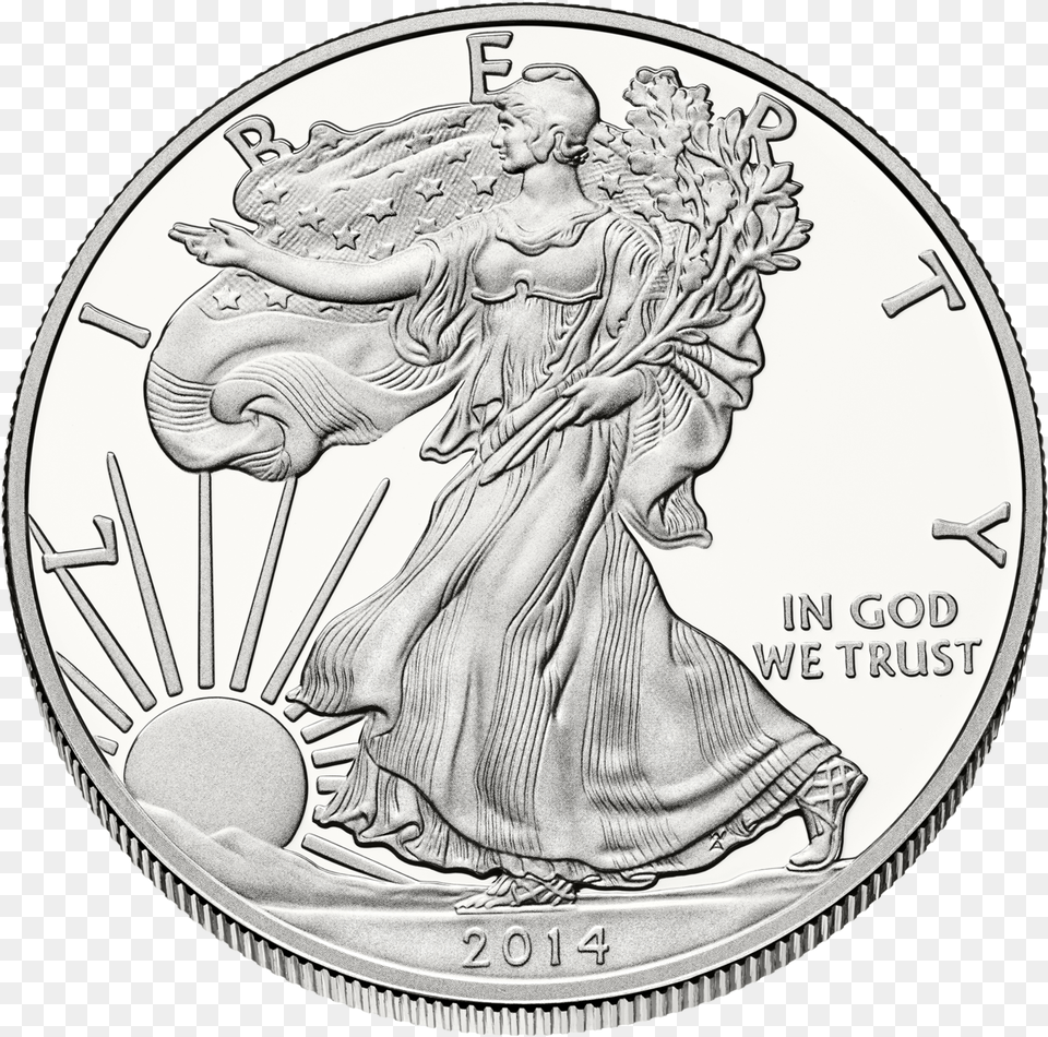 2019 American Silver Eagle, Baby, Person, Coin, Money Free Transparent Png