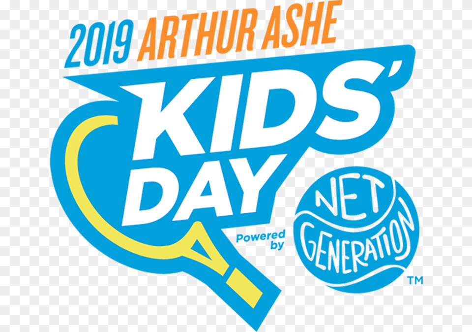 2019 Arthur Ashe Kids Day, Logo, Text Free Png Download