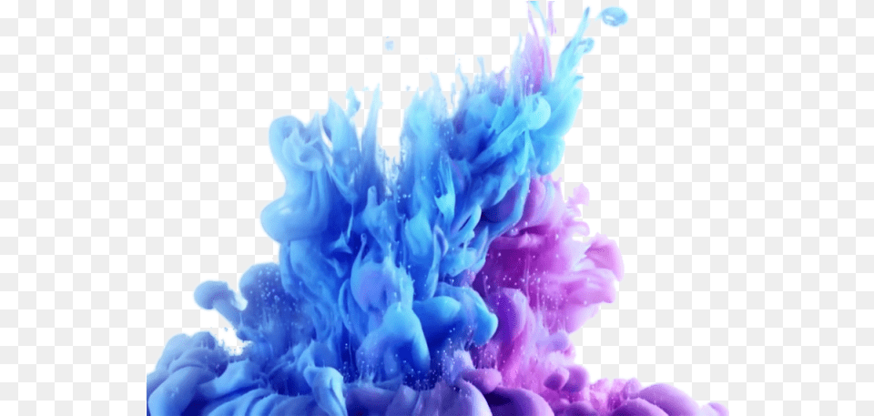 2019 Awesome Colorful Ink In C Color Smoke Effect, Purple, Mineral Png