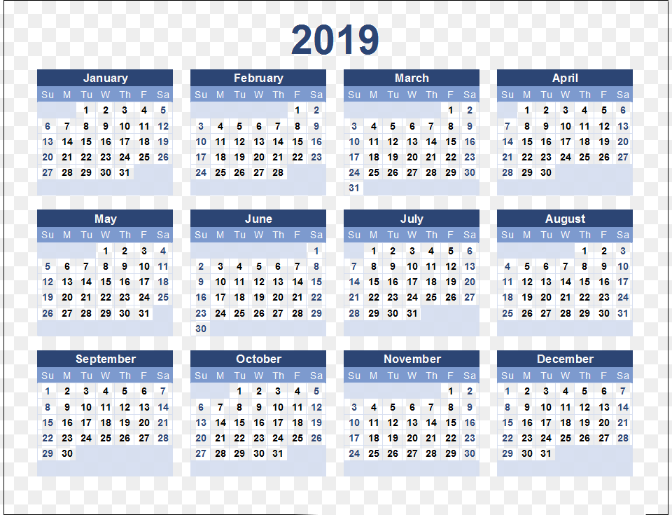 2019 Biweekly Payroll Calendar, Text Png