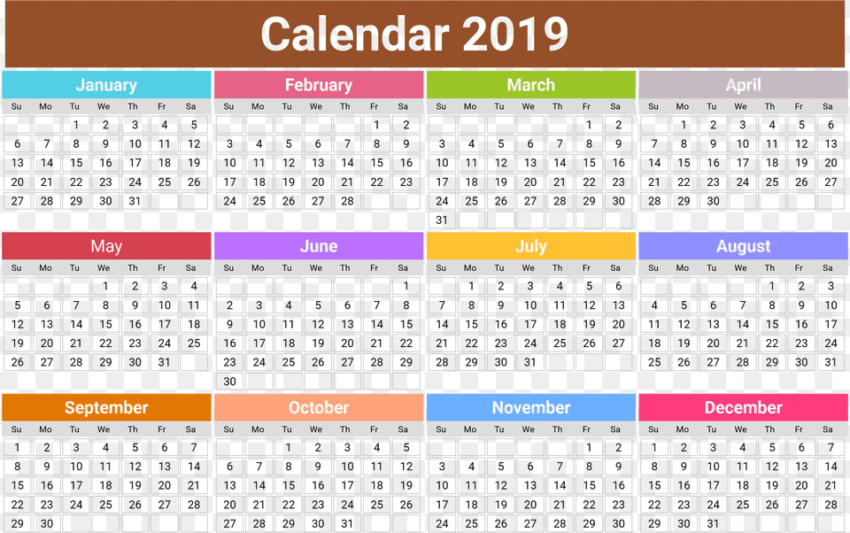 2019 Calendar Transparent Hd Photo Calendar 2019 Ireland With Bank Holidays, Scoreboard, Text Free Png