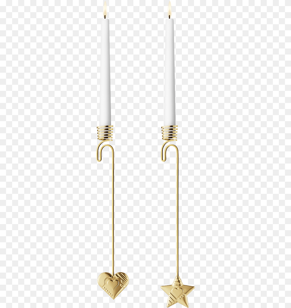 2019 Candleholder Set Heart And Star Georg Jensen Christmas Tree Candle Holders, Candlestick, Accessories, Jewelry, Locket Png Image