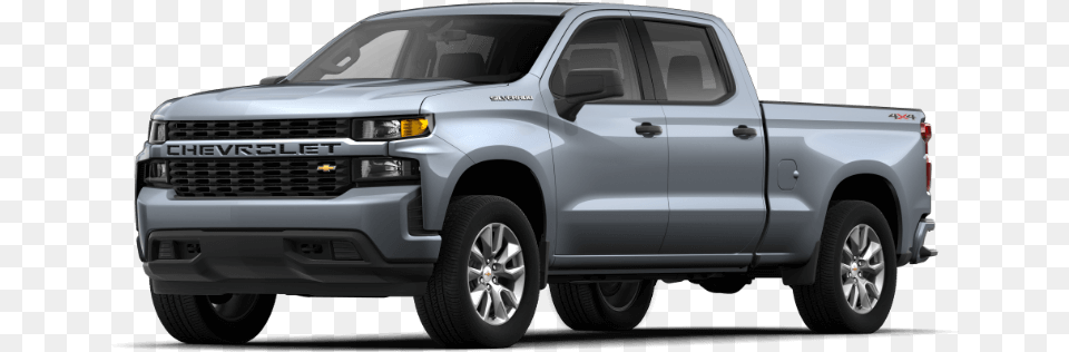 2019 Chevy Silverado Custom In Silver 2019 Chevy Silverado 1500 Red, Pickup Truck, Transportation, Truck, Vehicle Free Png Download