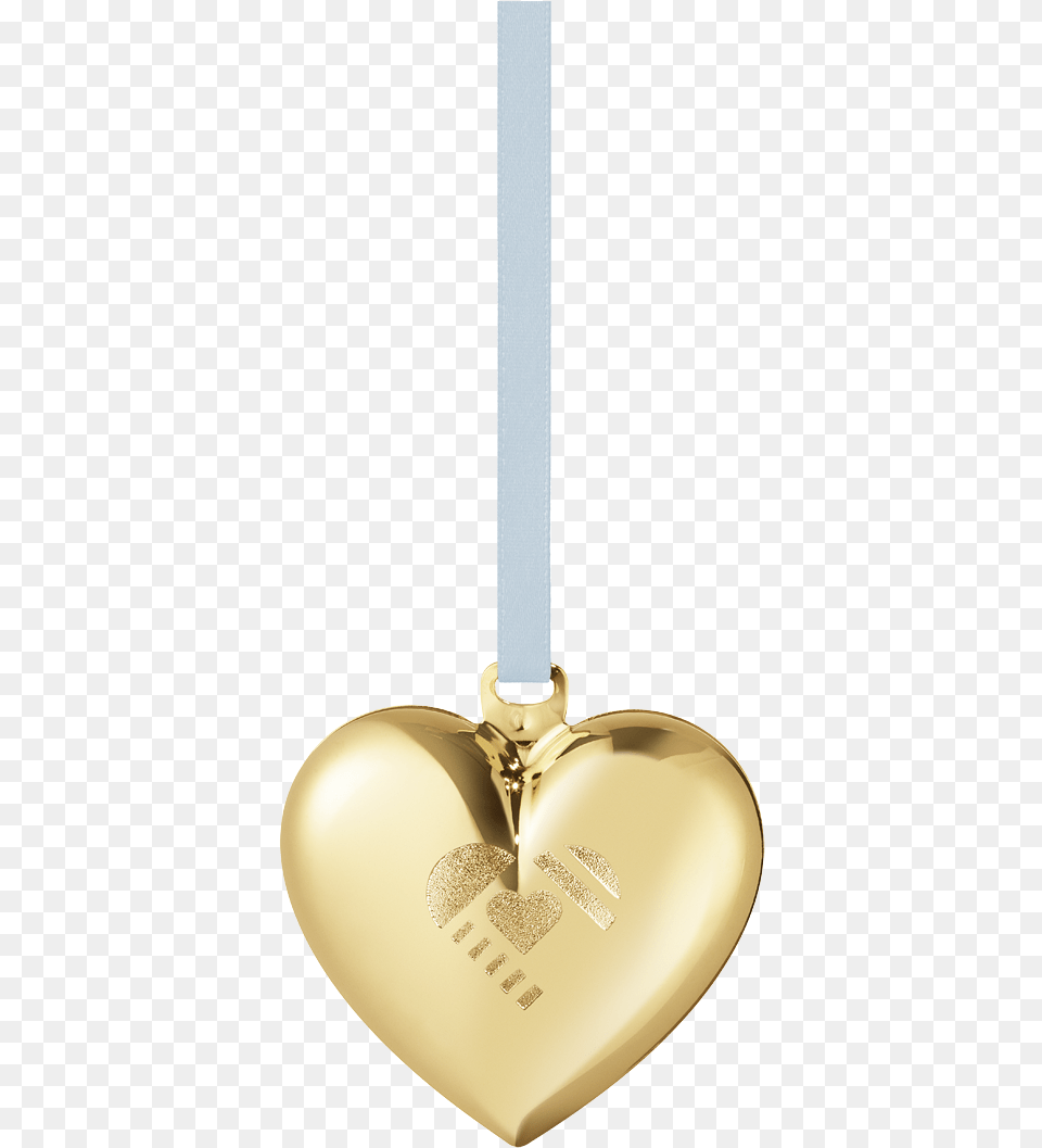 2019 Christmas Heart Decoration Georg Jensen Julepynt, Accessories, Gold, Pendant Png Image