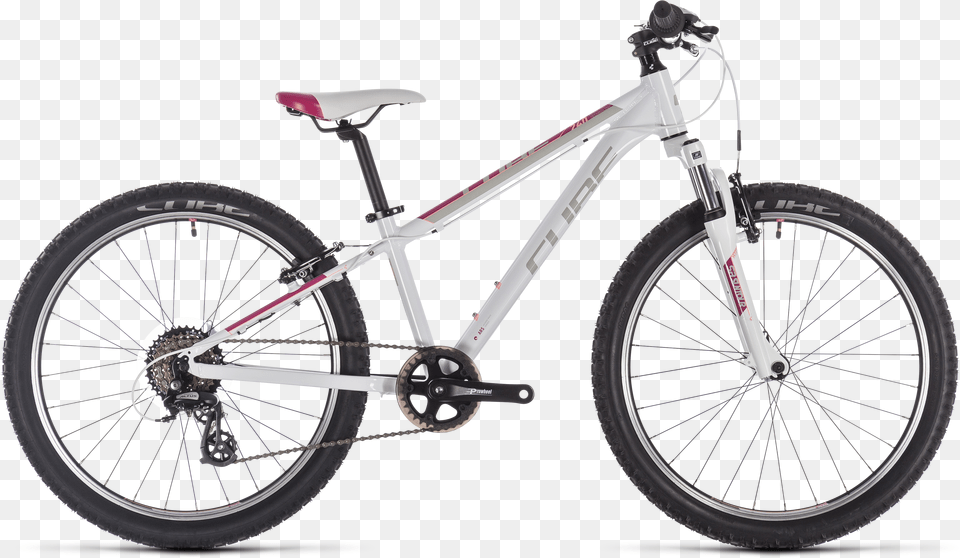 2019 Cube Access 240 Kids Mountain Bike In White Png Image